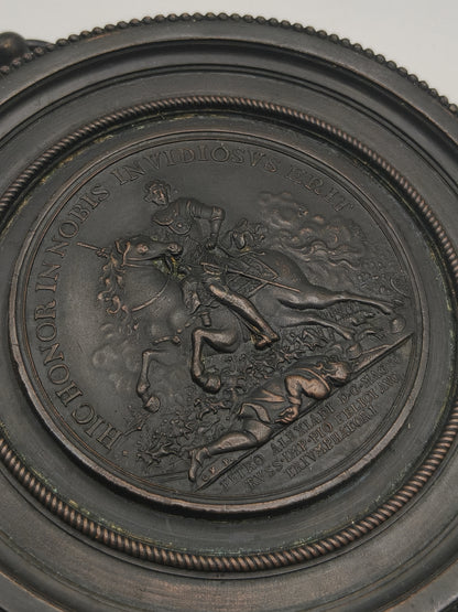 Medallón zarista Rey Pedro. Rusia Imperial.