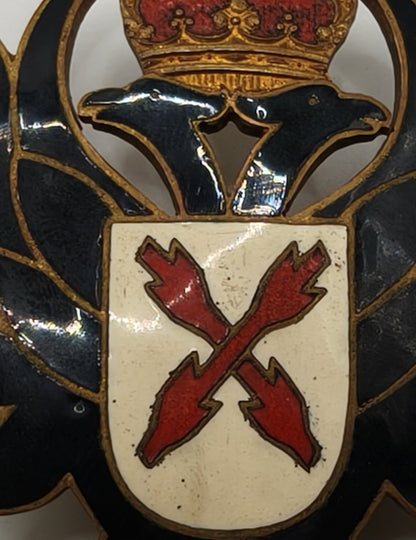 Carlist Badge, Spanish Civil War, Big Size.