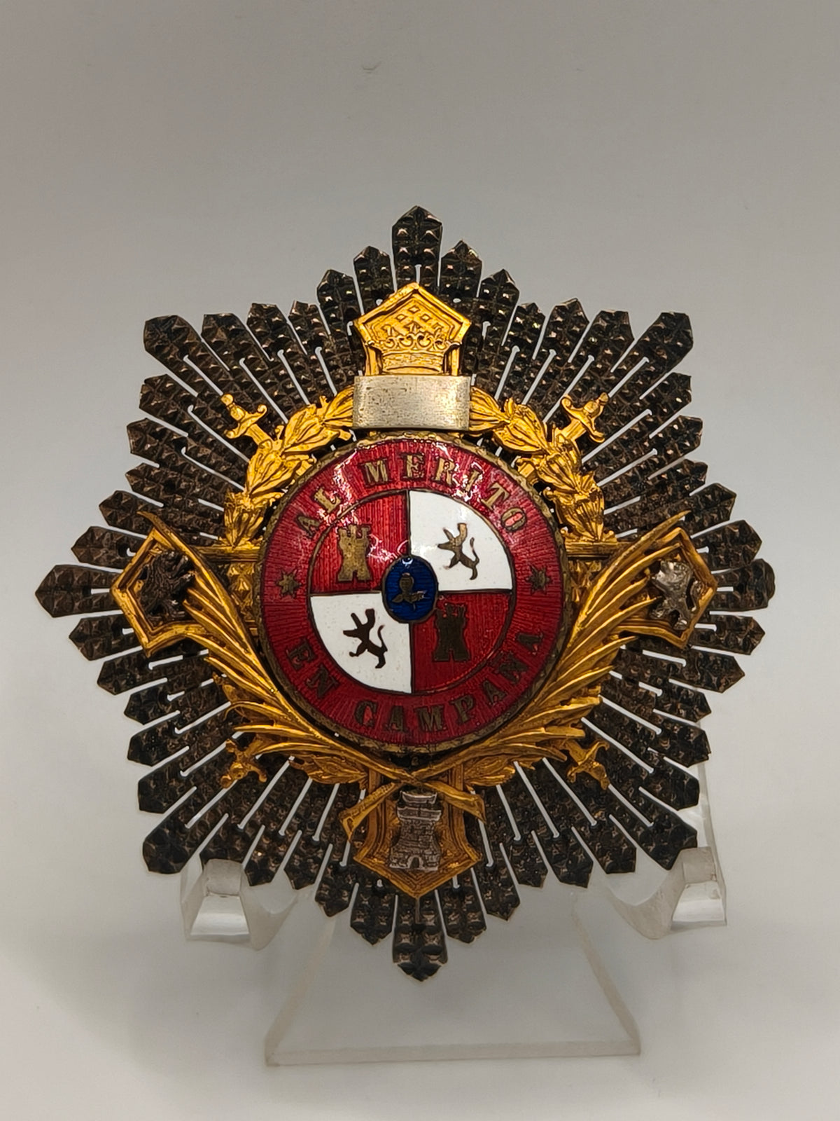 War Cross With Palms, Spanish Civil War. Rare