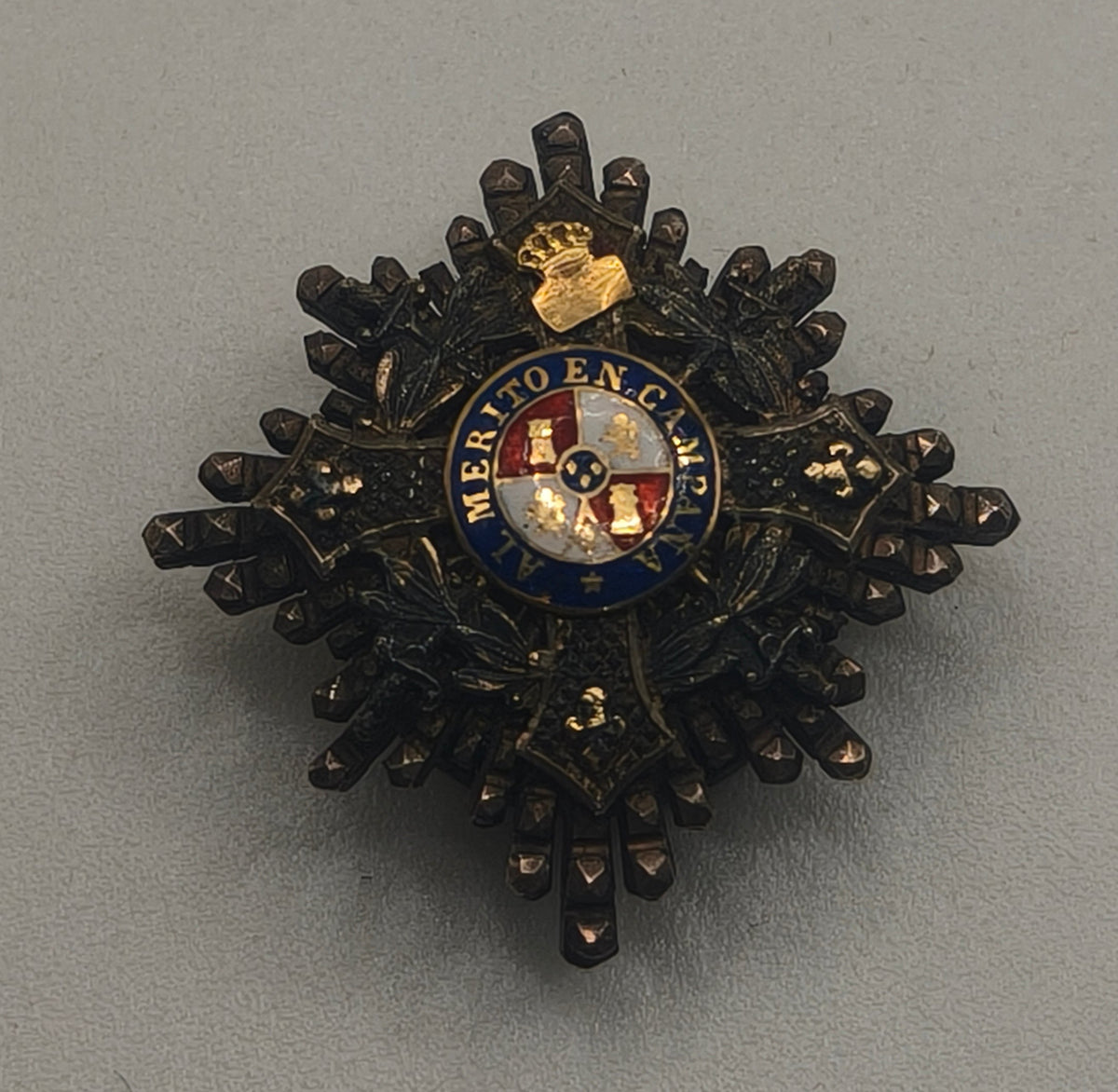 High Quality Maria's Cristina Order, Mini Grand Cross. Monarchy Period. Spain.