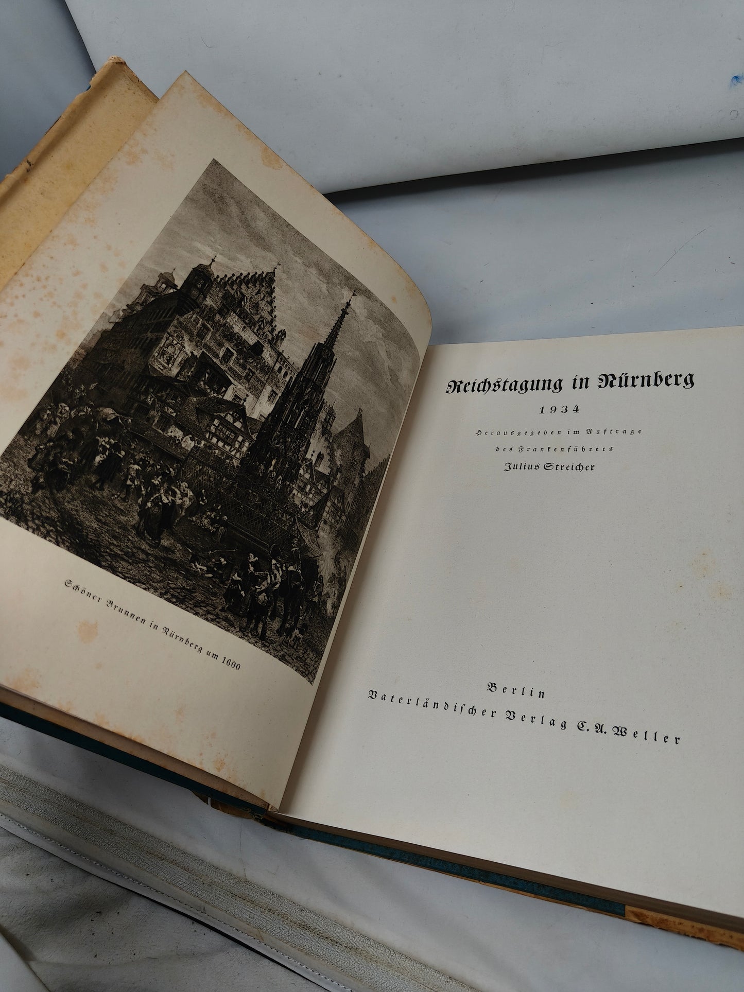 Núremberg Book 1934. IIWW original Germany.