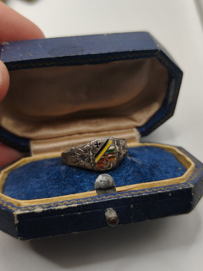 Anillo Plata Imperio Otomano, Italia y Alemania. IWW