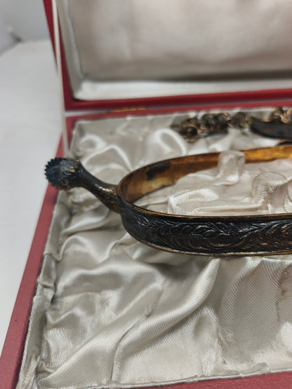 General Cavalry Military Silver Spurs . Spain Franco's period