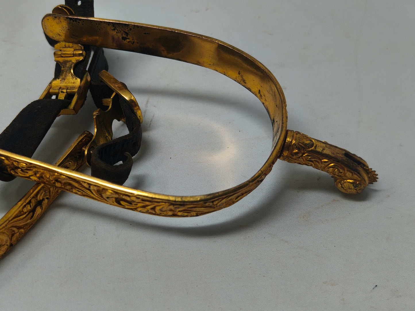 General Cavalry Military Golden Spurs . Spain Alfonso XIII.