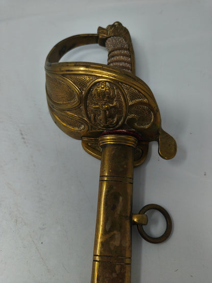 Navy Italian Ceremonial Saber. IIWW