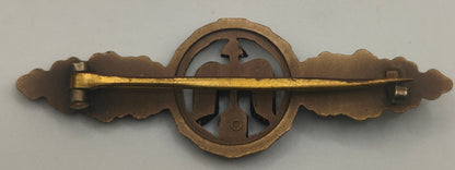 Cased Luftwaffe Short Range fighter Clasp, 1957 Model. Germany.