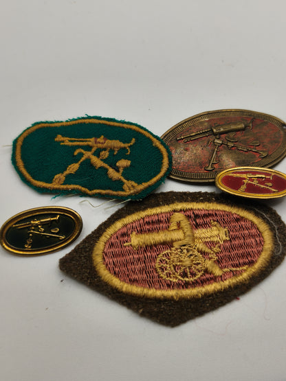 Machine Gunner Badges. Spanish Civil War