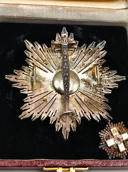 White Merit order Grand Cross. Oficial Spanish Army.