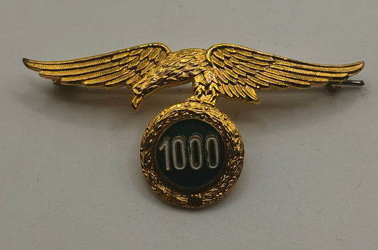 Paratrooper 1000 Jumps badge. Spain