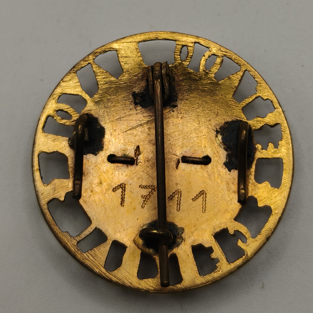 General Staff Badge, enameled and Numbered. Spain.