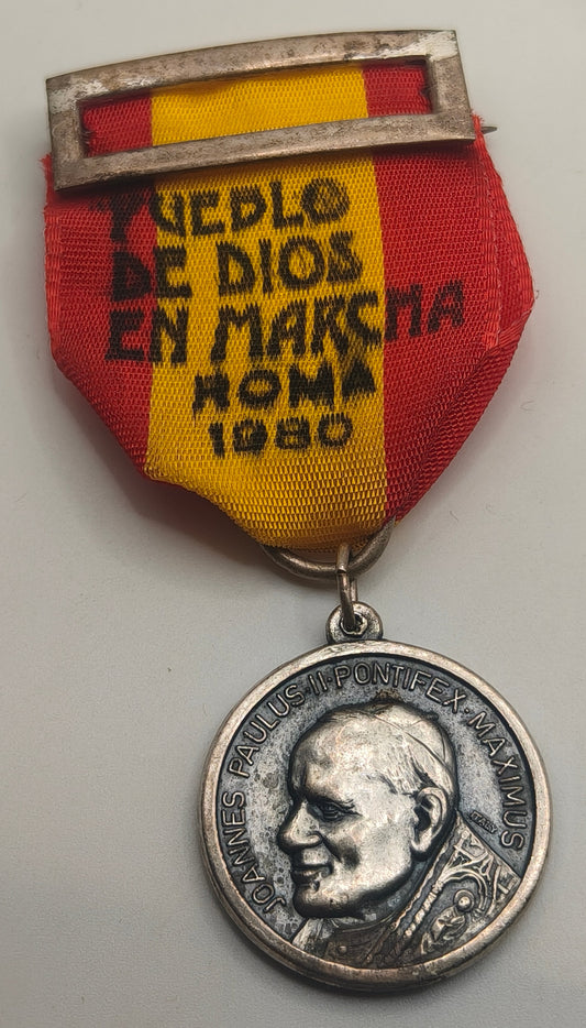 Religious medal, Pilgrimage to the Vatican. Spain