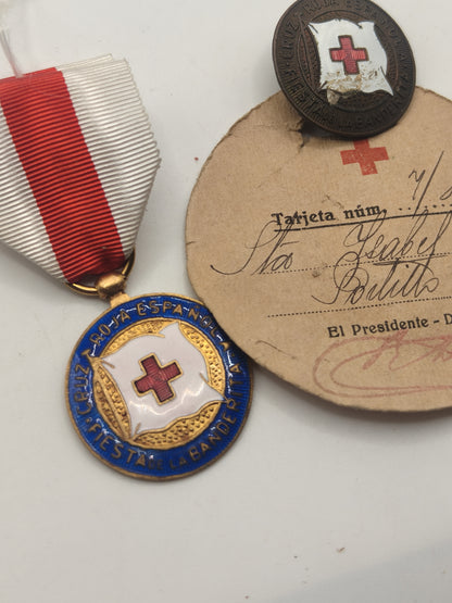 Red Cross Medals. Spain