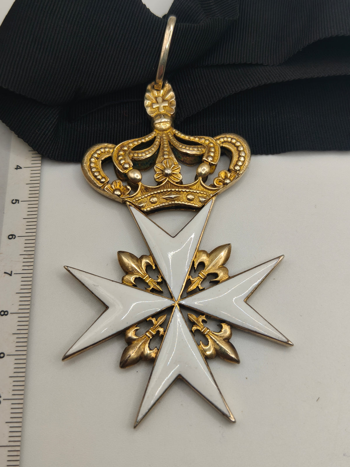 Commander Medal Order of Malta. Italia