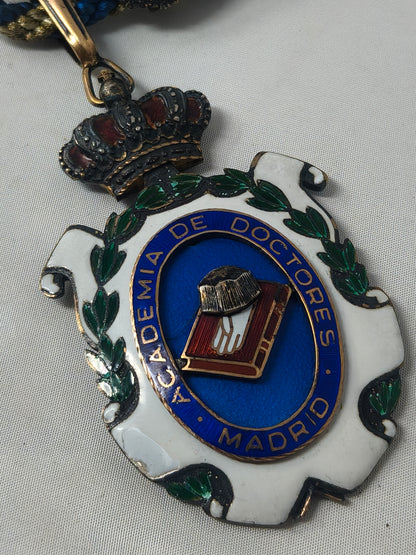Doctors Academy Medal, Madrid Spain.