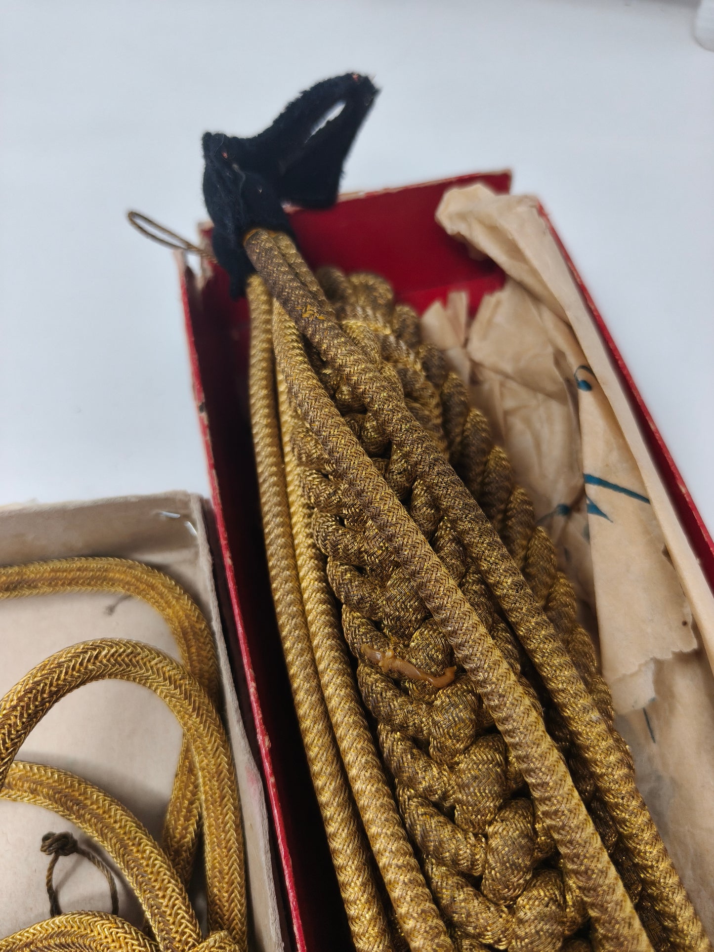 Cordones de ayudante general de marina. Época Monarquía Española.
