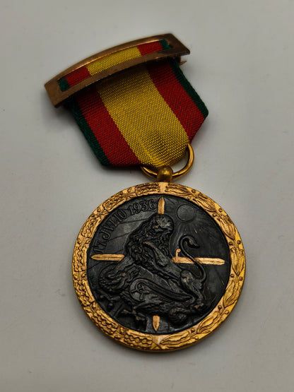 Medalla Campaña Retaguardia 1936-1939. Guerra civil española.