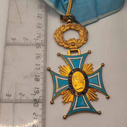 Commander Medal Order of Science and Arts. France