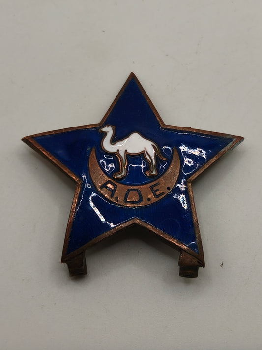 Insignia Distintivo Permanencia Ejercito de África. España época Franco.