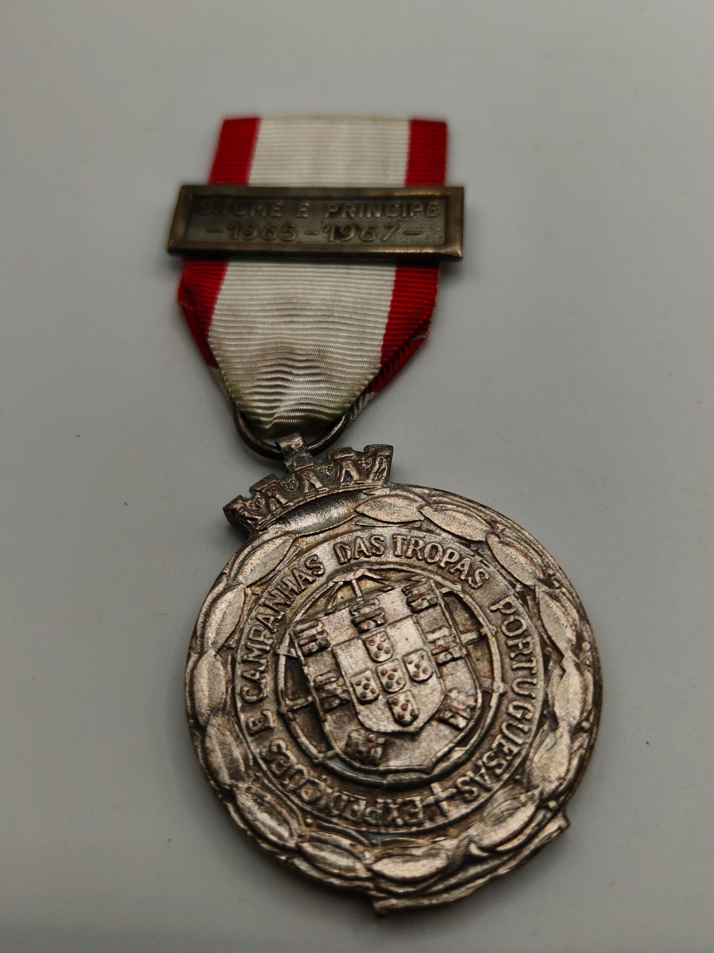 Medalla colonial Acción Santo Tomé guerra colonial portuguesa