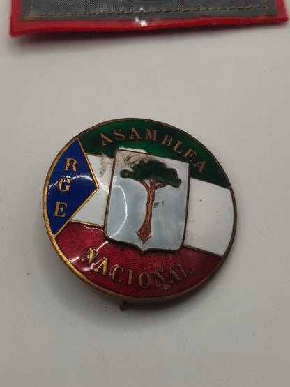 Equatorial Guinea Patch and Medal.