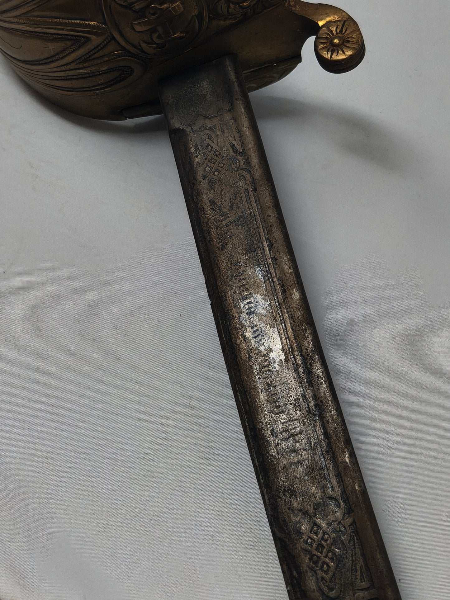 Spanish Marine Saber. Colonial period 1874.