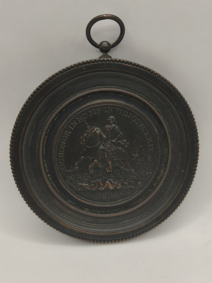 Medallón zarista Rey Pedro. Rusia Imperial.
