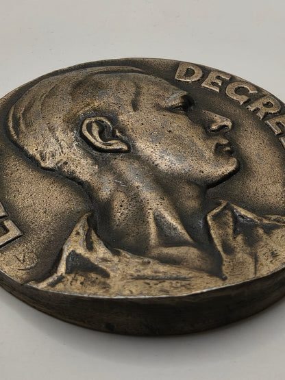 Rare Leon Degrelle Commemorative Medal. IIWW Belgium