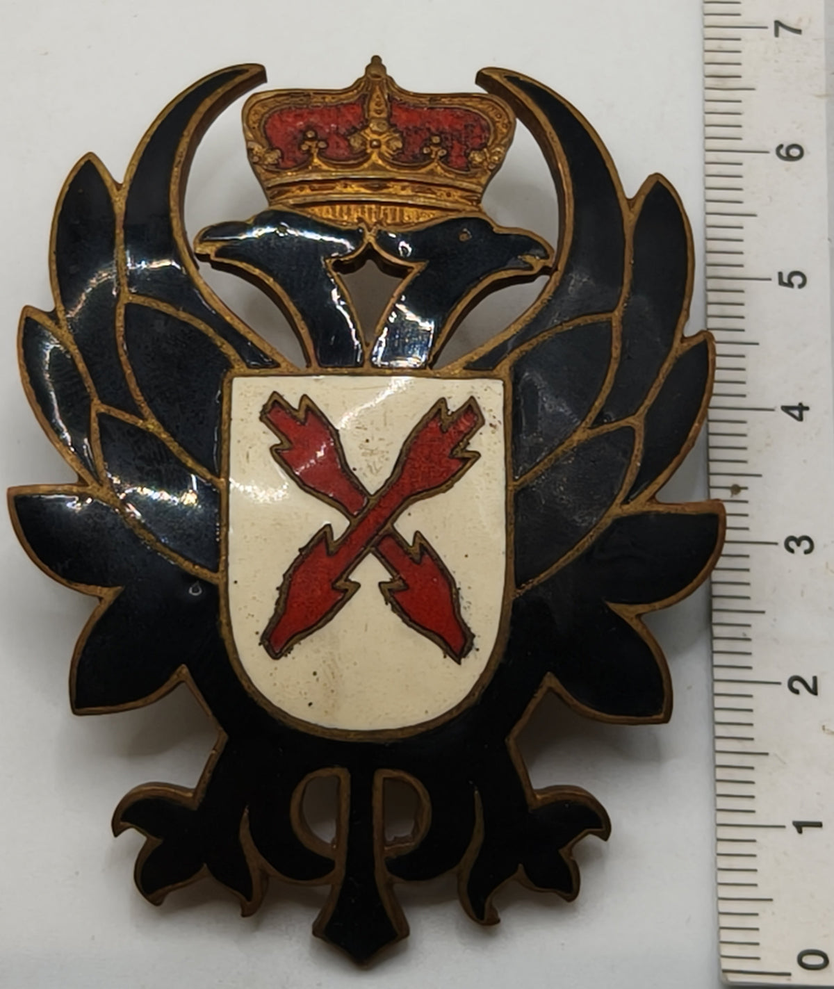 Carlist Badge, Spanish Civil War, Big Size.