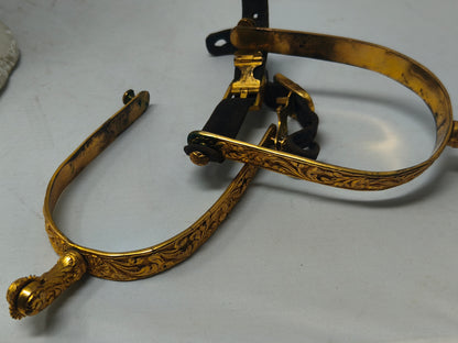 General Cavalry Military Golden Spurs . Spain Alfonso XIII.