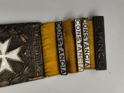 Medalla sanidad militar Franco. España