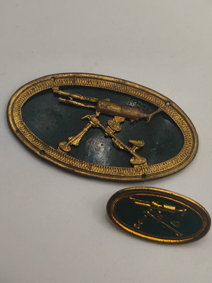 Maxim Machine Gunner Badge. Spanish Civil War.