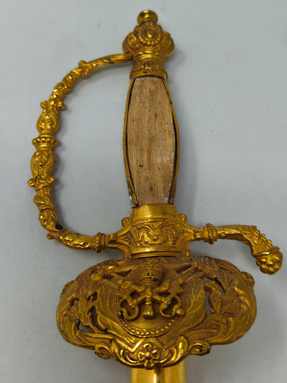Espadín de gran gala Vaticano . Siglo XIX