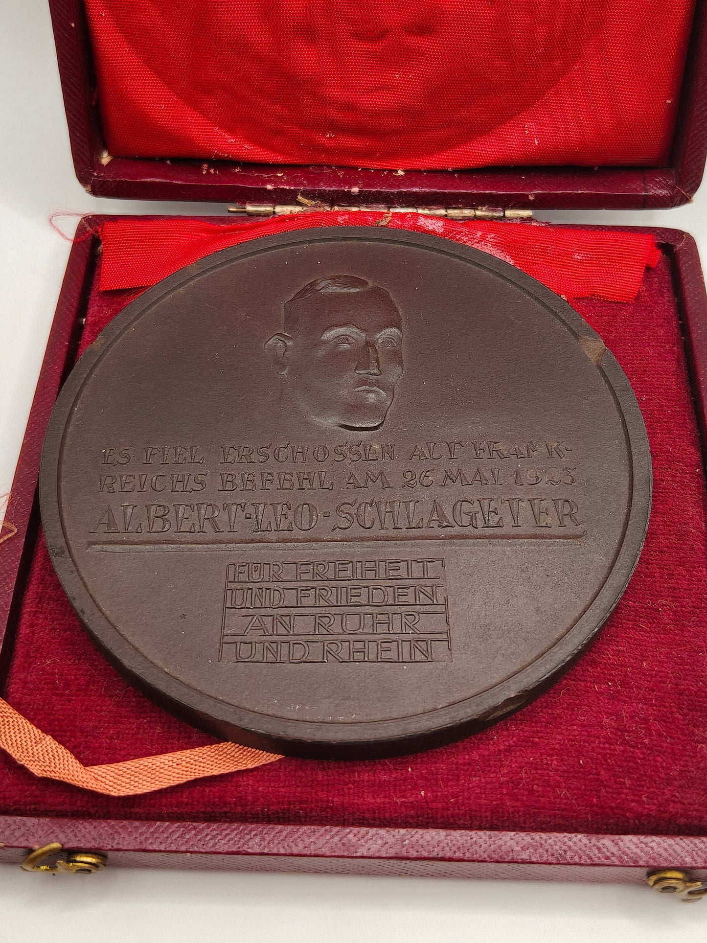 Placa de Schlageter, héroe alemán del Frei Korps