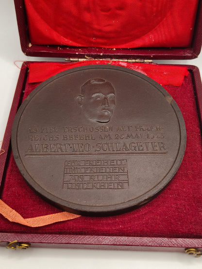 Placa de Schlageter, héroe alemán del Frei Korps