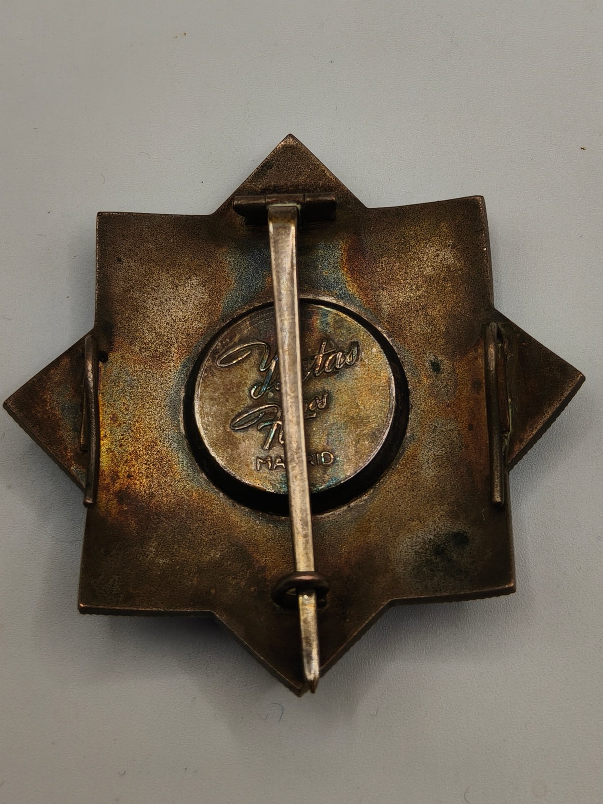 Order of Geographical Merit Service, Breast Star. Franco's Period, Spain.