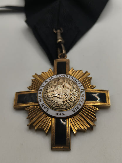 Medal Order of the Knights Templar, San Hilario a la Constancia Templaria. Spain.
