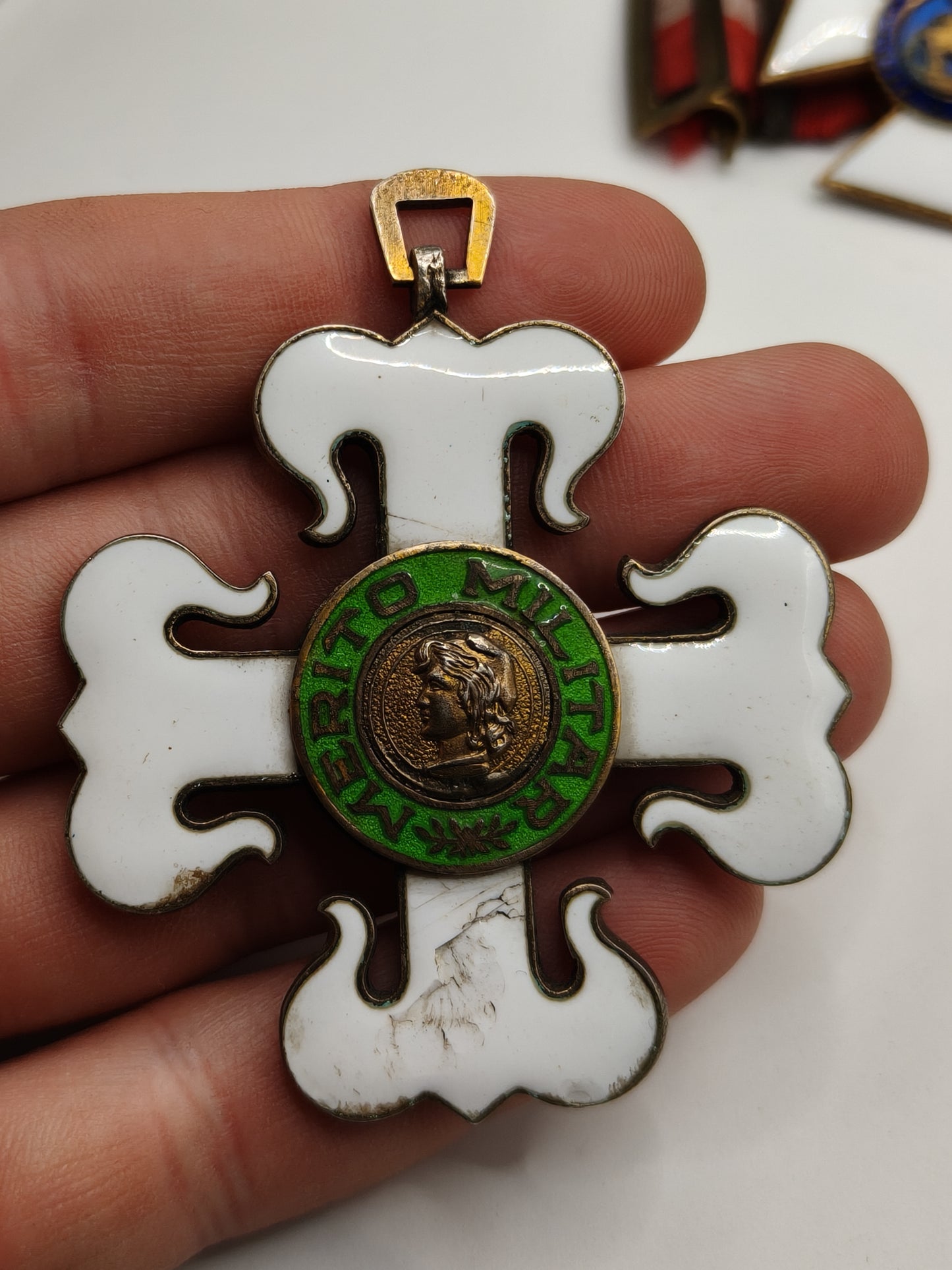 Medalla Orden Mérito militar. Categoría Gran cruz. Brasil.