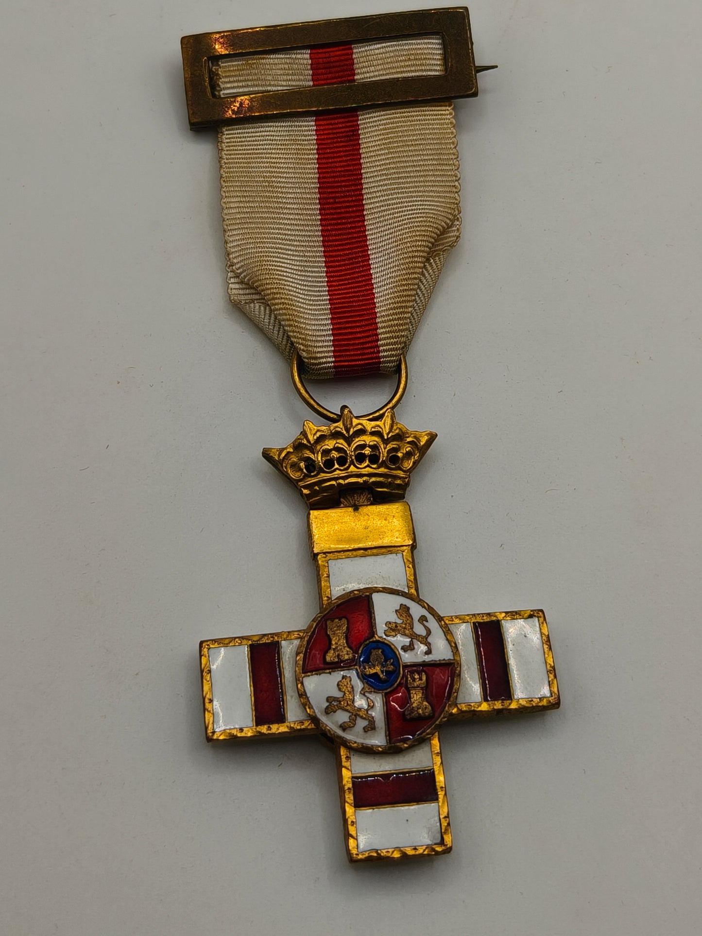 Pensioned Cross Medal of Military Merit. Spain Franco's period.