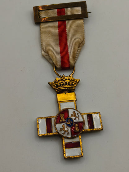 Pensioned Cross Medal of Military Merit. Spain Franco's period.