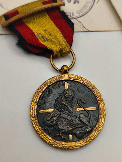 Campaign Medal 1936-1939, Spain, Civil War. Legion Condor.