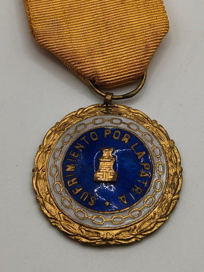 Suffering Medal. Spanish civil war.