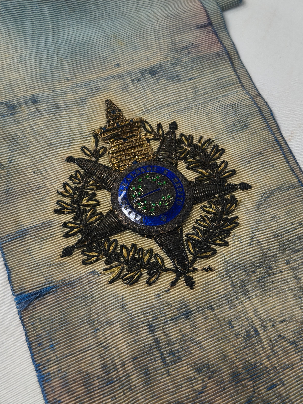 Order of The Sword and Tower, Sash. XIX Century, Portugal.