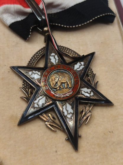Order Merit Burkina Faso Commander Medal.
