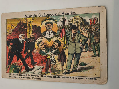 Socialist Post Card , Alphonso XIII. Spain