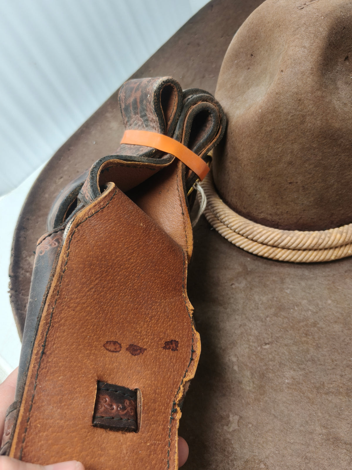 Mexican lot, Hay and Holster . XIX Century.