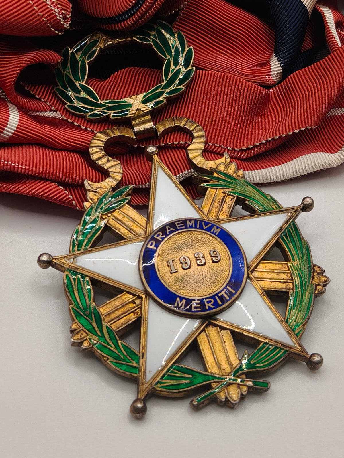 Grand Cross Sash , Order Of Merit Paraguay.