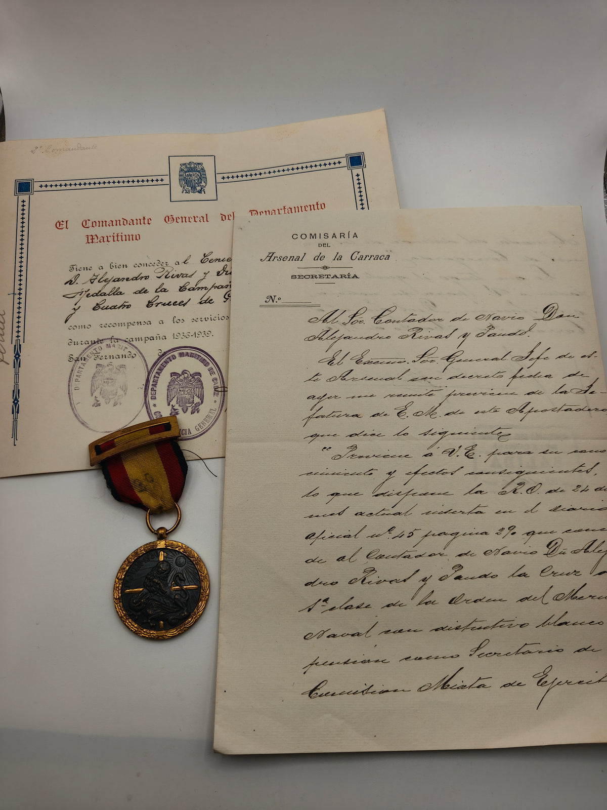 Campaign Medal 1936-1939, Spain, Civil War. Legion Condor.