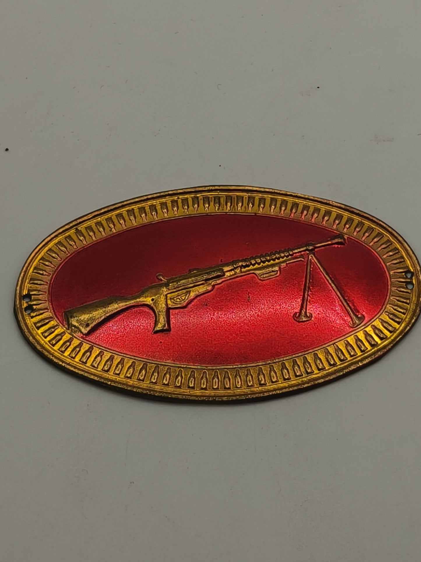 Machine gun Badge. Spain.