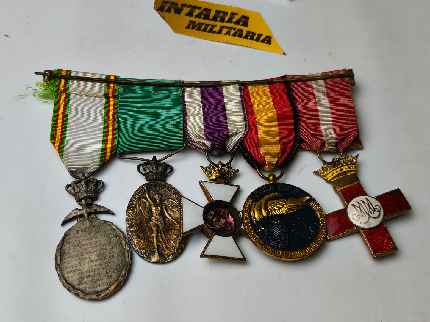 Medal Spanish Medal Bar, Africa's War and Spanish Civil War.