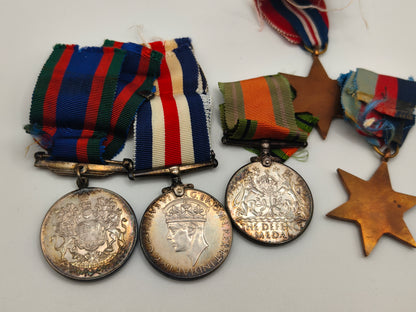 Canadian Medal Lot, WWII, sterling Silver.